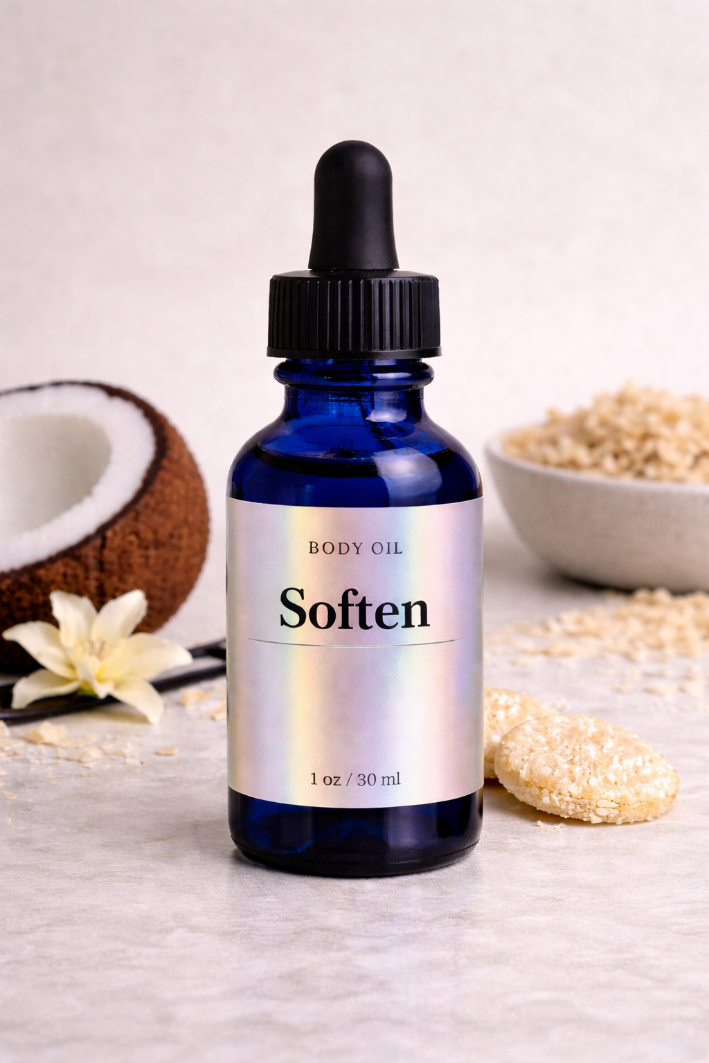 Soften Skin Oil | Coconut & Vanilla Body Oil
